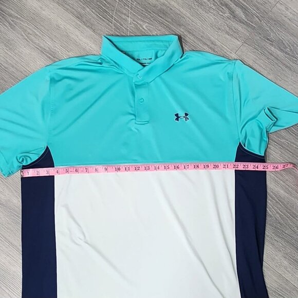 Under Armour Shirt Mens 2XL Playoff Polo Golf Athletic Performance Loose Fit - Picture 5 of 7